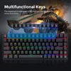 Kép 9/10 - Redragon K629-RGB Phantom mechanikus gamer billentyűzet, 84 gomb, RGB háttérvilágítás, piros switch - fekete