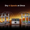 Kép 5/16 - Creality SpacePi X4 filament szárító doboz, 4 tekercses tároló, dupla fűtőkamra, max 85°C, PLA/TPU/PETG/ABS/Nylon kompatibilis