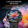 Kép 7/17 - LOKMAT APPLLP 6 MAX okosóra, 3GB RAM, 32GB tárhely, 2,16" AMOLED kijelző, 4G/5G LTE támogatás, GPS helymeghatározás - Szürke