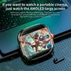 Kép 11/17 - LOKMAT APPLLP 6 MAX okosóra, 3GB RAM, 32GB tárhely, 2,16" AMOLED kijelző, 4G/5G LTE támogatás, GPS helymeghatározás - Fekete