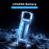 Kép 3/5 - DaranEner YOUYO R100 hordozható energiaközpont 100W, 4 USB, 1 DC, 2 AC csatlakozó, 89,6Wh LiFePO4, LED, kompakt - Pink