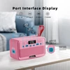 Kép 4/5 - DaranEner YOUYO R100 hordozható energiaközpont 100W, 4 USB, 1 DC, 2 AC csatlakozó, 89,6Wh LiFePO4, LED, kompakt - Pink