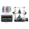 Kép 1/15 - Anycubic Kobra 3 V2 Combo 3D nyomtató + 4kg szivárvány PLA filament – Precíz, színes nyomtatás, profi minőség