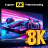 Kép 10/12 - H96 Max M9S Android 14 TV Box – 8GB RAM, 128GB ROM, 8 magos RK3576, 8K AV1, WiFi 6, Bluetooth 5.4, HDMI2.1, USB3.0, gigabites LAN, SPDIF, audio