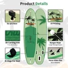 Kép 3/6 - FunWater SUPFW37C stand up paddle board 335x84x15 cm – könnyű, stabil vízi evezős deszka 180 kg teherbírással, ideális paddle boardozáshoz