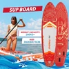 Kép 2/6 - FunWater SUPFW50C stand up paddle board 350x90x15 cm – könnyű, stabil vízi evezős deszka, 200 kg teherbírással, tökéletes paddle boardozáshoz