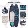 Kép 3/6 - FunWater SUPFW50B stand up paddle board 350x90x15 cm – könnyű, stabil evezős deszka vízi sporthoz, max 150 kg teherbírással
