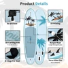 Kép 3/6 - FunWater SUPFW37A stand up paddle board 335x84x15 cm – könnyű, stabil vízi evezős deszka 165 kg teherbírással, ideális paddle boardozáshoz