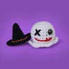Kép 8/11 - NestledCrafts Halloween horgolókészlet kezdőknek, amigurumi kötőkészlet lépésről lépésre videó útmutatóval – Lidérc