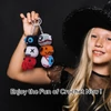 Kép 2/7 - NestledCrafts Halloween horgolókészlet kezdőknek, amigurumi kötőkészlet lépésről lépésre videó útmutatóval – SpookPals