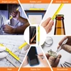 Kép 3/5 - HMP P248 9 az 1-ben multitool toll: érintőceruza, LED lámpa, sörnyitó, telefontartó, vonalzó, csavarhúzó – fekete