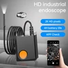 Kép 3/5 - ANESOK W200 WiFi endoszkóp, 2K kamera, 1080P HD, 4 óra üzemidő, 8 LED, IP67 vízálló, 1m kábel, hordozható vizsgálókamera
