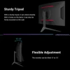 Kép 16/18 - KTC H27S17 27" 1500R ívelt QHD gamer monitor (2560x1440, 180Hz, 1ms, 120% sRGB, FreeSync/G-Sync, 2xHDMI, 2xDP, VESA, audio kimenet)