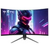Kép 2/13 - KTC H32S17F 32" ívelt gamer monitor, FHD 1920x1080 HVA panel, 240Hz, HDR10, 3ms, 125% sRGB, Adaptive Sync, VESA, alacsony kékfény