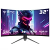 Kép 1/13 - KTC H32S17F 32" ívelt gamer monitor, FHD 1920x1080 HVA panel, 240Hz, HDR10, 3ms, 125% sRGB, Adaptive Sync, VESA, alacsony kékfény