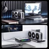Kép 7/11 - PELADN Link S-3 laptop eGPU dokkoló – PCIe x16, Thunderbolt 5, 2.5G LAN, M.2, USB3.2, SD kártyaolvasó, ATX/SFX táp kompatibilis