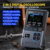 Kép 2/8 - FNIRSI DSO-TC4 digitális oszcilloszkóp, 10MHz, jelszintgenerátor, tranzisztortesztelő, 2.8” TFT, akkumulátorral