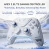 Kép 2/4 - Flydigi APEX 5 vezeték nélküli gamer kontroller, állítható Hall 2.0 kar, rezgő Hall ravasz, 1000Hz frissítés