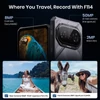 Kép 6/9 - FOSSiBOT F114 strapabíró okostelefon 6.67", 4GB+128GB, Android 15, 50MP kamera, 5000mAh, IP68/IP69K, NFC, Face ID, GPS - Fekete