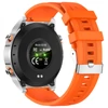 Kép 4/6 - SENBONO G100 okosóra, vízálló 5ATM, Bluetooth hívás, GPS, 100+ sport mód, egészségfigyelés – Narancs