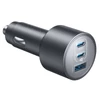 Kép 1/5 - Anker Nano autós gyorstöltő 167.5W-os teljesítménnyel, 2x USB-C (100W, 45W) és 1x USB-A (22.5W) porttal