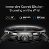 Kép 5/11 - KUMI WATCH X3 Pro okosóra – 1.75" AMOLED kijelző, 4G hívás, 4GB+32GB tárhely, 2MP kamera, GPS, egészség- és sportkövetés – Szürke