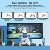 Kép 13/15 - BIGBIG WON Rainbow 2 SE vezetékes/BT játékvezérlő – Hall effektus, 12-bit ADC, Switch/PC/Android/iOS kompatibilis - Kék