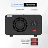 Kép 6/6 - WANPTEK TPS3010 szabályozható DC tápegység 30V 10A, USB-C gyorstöltés, kijelző, halk működés - Fekete