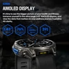 Kép 5/18 - Zeblaze VIBE 8 strapabíró okosóra, 1.43" AMOLED, pulzus- és alvásmérés, 100+ sportmód, 60 napos üzemidő – Fekete