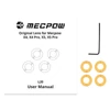 Kép 5/5 - Mecpow X5 / X5 Pro / X4 / X4 Pro Original Lens 4pcs - 
