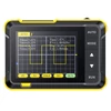 Kép 2/9 - FNIRSI DSO152 mini hordozható digitális oszcilloszkóp, 2,5MSa/s mintavétel, 200kHz sávszélesség - Sárga, P6100 nagyfeszültségű szonda nélkül