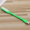 Kép 2/9 - Hordozható USB LED olvasólámpa hajlítható karral, mini éjszakai lámpa laptophoz és számítógéphez – Zöld