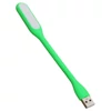 Kép 1/9 - Hordozható USB LED olvasólámpa hajlítható karral, mini éjszakai lámpa laptophoz és számítógéphez – Zöld