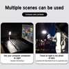 Kép 8/9 - Hordozható USB LED olvasólámpa hajlítható karral, mini éjszakai lámpa laptophoz és számítógéphez – Fehér