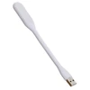 Kép 1/9 - Hordozható USB LED olvasólámpa hajlítható karral, mini éjszakai lámpa laptophoz és számítógéphez – Fehér