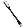 Kép 1/9 - Hordozható USB LED olvasólámpa hajlítható karral, mini éjszakai lámpa laptophoz és számítógéphez – Fekete