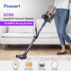 Kép 2/8 - POWEART N700 vezeték nélküli állóporszívó – 30kPa erős szívóerő, 45 perc üzemidő, LED padlókefe