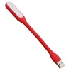 Kép 1/9 - Hordozható USB LED olvasólámpa hajlítható karral, mini éjszakai lámpa laptophoz és számítógéphez – Piros