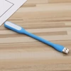 Kép 2/9 - Hordozható USB LED olvasólámpa hajlítható karral, mini éjszakai lámpa laptophoz és számítógéphez – Kék