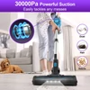 Kép 3/10 - INSE S62 vezeték nélküli állóporszívó – 30kPa szívóerő, 300W motor, 45 perc üzemidő, LED világítás