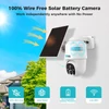 Kép 5/10 - SOVMIKU CQ1A 2K napelemes biztonsági kamera – 9000mAh, kétirányú hang, mozgásérzékelés, 360° panoráma, színes éjjellátás