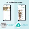 Kép 8/10 - SOVMIKU CQ1A 2K napelemes biztonsági kamera – 9000mAh, kétirányú hang, mozgásérzékelés, 360° panoráma, színes éjjellátás