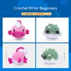 Kép 3/12 - Amigurumi horgolókészlet kezdőknek – állatfigura csomag videós útmutatóval, Anglerpuff minta
