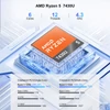 Kép 4/12 - Ninkear M7 Mini PC, Ryzen 5 7430U, 16GB RAM 512GB SSD, 4K tripla kijelző HDMI+Type-C, WiFi 6, BT 5.2, USB, LAN