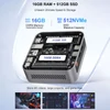 Kép 5/12 - Ninkear M7 Mini PC, Ryzen 5 7430U, 16GB RAM 512GB SSD, 4K tripla kijelző HDMI+Type-C, WiFi 6, BT 5.2, USB, LAN