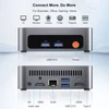 Kép 6/12 - Ninkear M7 Mini PC, Ryzen 5 7430U, 16GB RAM 512GB SSD, 4K tripla kijelző HDMI+Type-C, WiFi 6, BT 5.2, USB, LAN