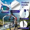 Kép 3/10 - SENBONO QYpro 2 intelligens Bluetooth kerékpáros napszemüveg, 6 órás üzemidővel, AI hangasszisztenssel – fekete-narancs