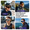 Kép 5/11 - SENBONO QYpro 2 intelligens Bluetooth kerékpáros napszemüveg, 6 órás üzemidővel, AI hangasszisztenssel – fehér-szürke