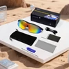 Kép 7/11 - SENBONO QYpro 3 Intelligens Bluetooth kerékpáros napszemüveg, 6 órás üzemidő, AI hangasszisztens, egygombos vezérlés - Fekete-narancs