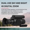 Kép 6/12 - Digitális éjjellátó monokulár 940nm infravörös lézerrel, 1080P videóval, 4X digitális zoom, max. 8 óra üzemidő - 50mm átmérő